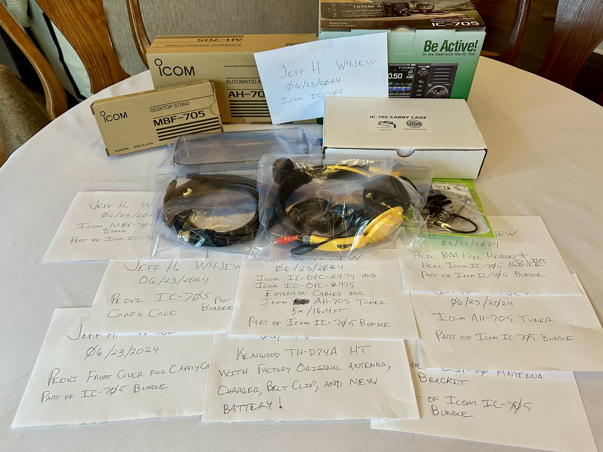 Icom IC-705 - Entire Bundle