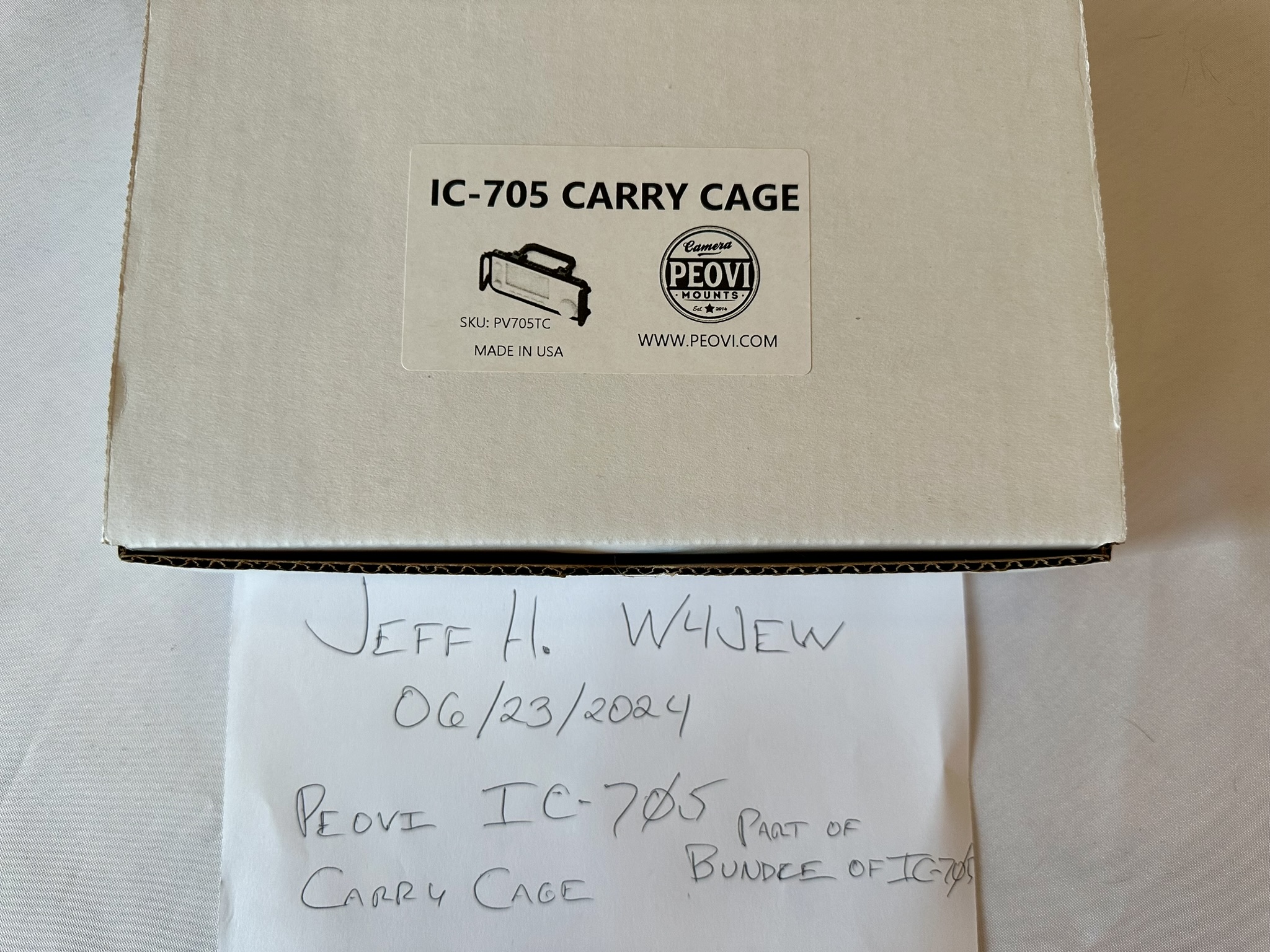 Peovi - Icom IC-705 Carrying Cage - All Items - Closed Box